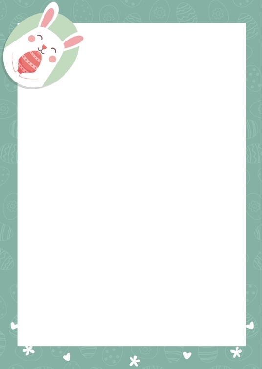 可爱卡通风1 (49)可爱卡通信纸模板word模板